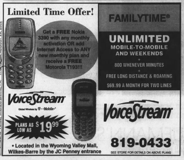 VoiceStream 360 Mobile Calling Service